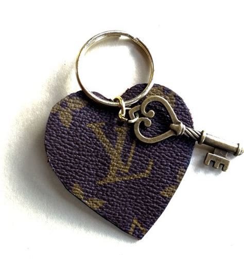 louis vuitton heart keychain|real louis vuitton keychain.